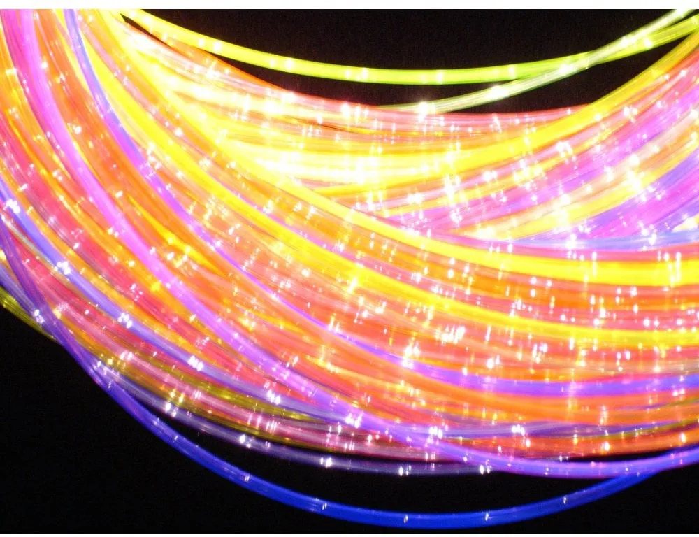 2m x 100 Tails UV Fibre Optic and LED Lightsource