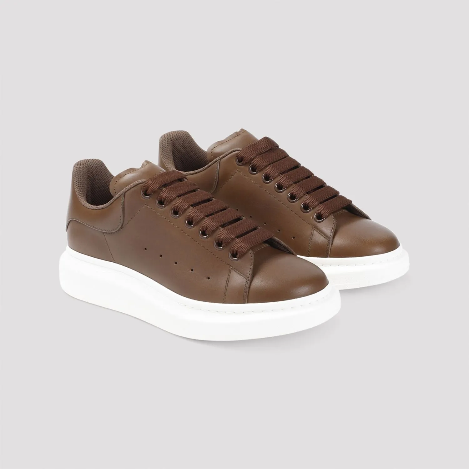 ALEXANDER MCQUEEN Men's Classic Leather Sneakers