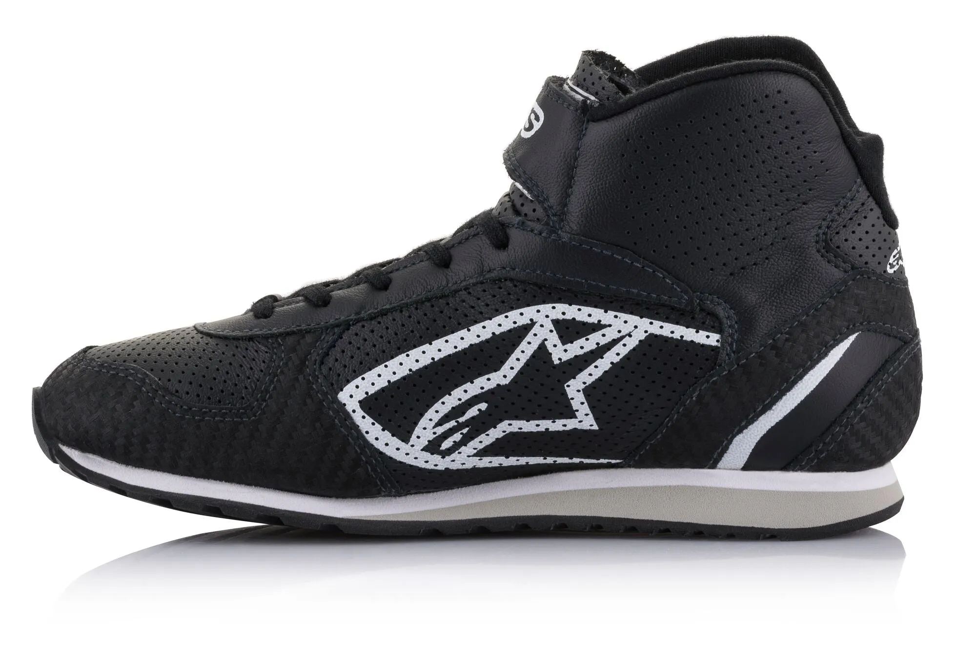 ALPINESTARS 2719021_12_9 Mechanic's shoes RADAR, FIA 8856-2018, black/white, Size 42,5