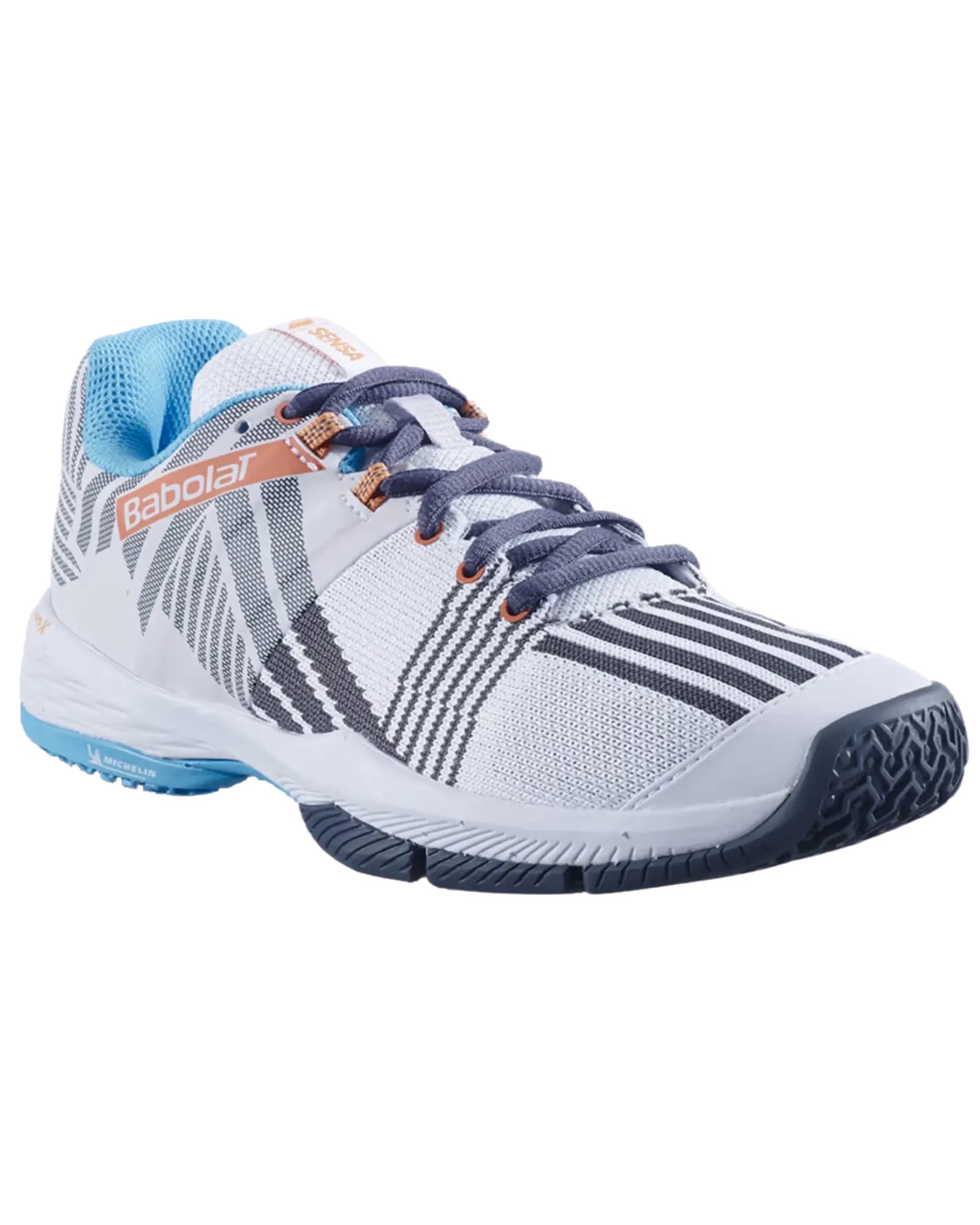 Babolat Sensa White/Canyon Sunset Women Padel Shoes