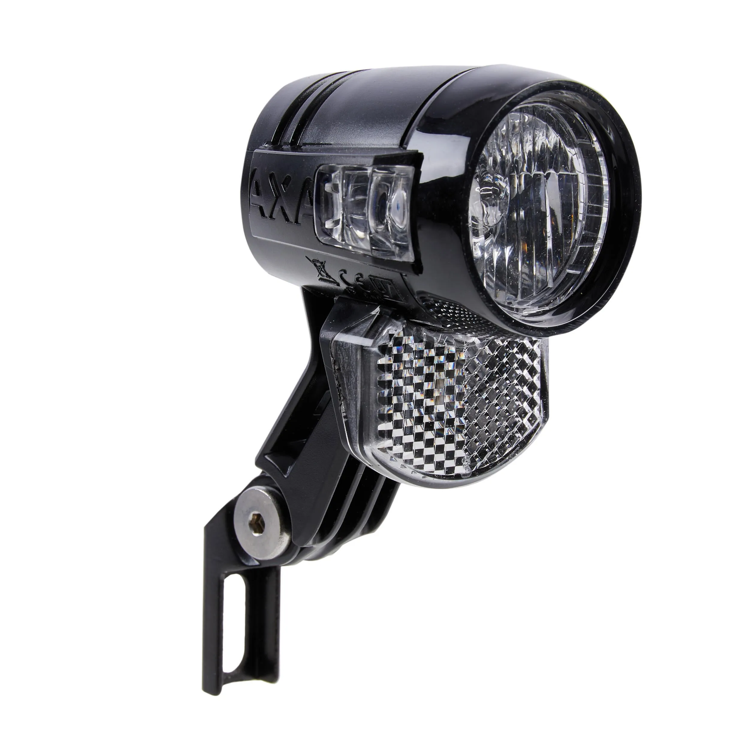 Bicycle lighting front light AXA Blueline 30 Switch Steady ELOPS, black