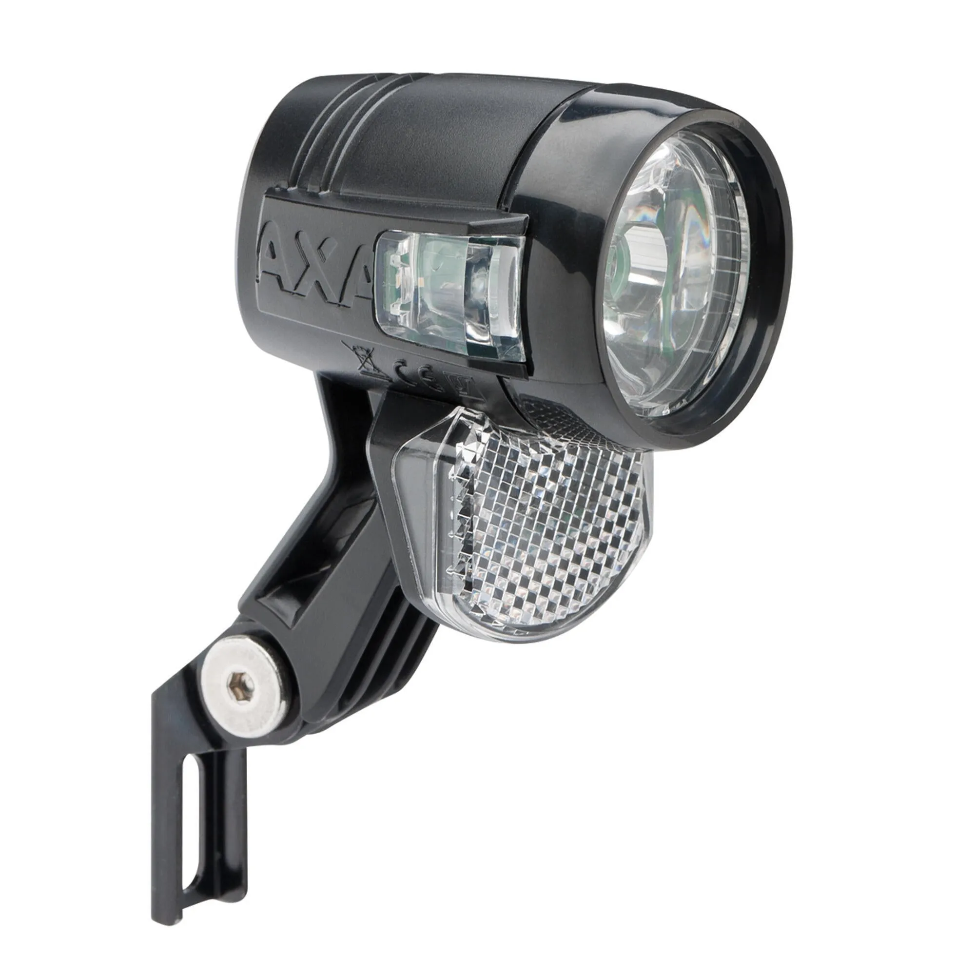 Bicycle lighting front light AXA Blueline 30 Switch Steady ELOPS, black