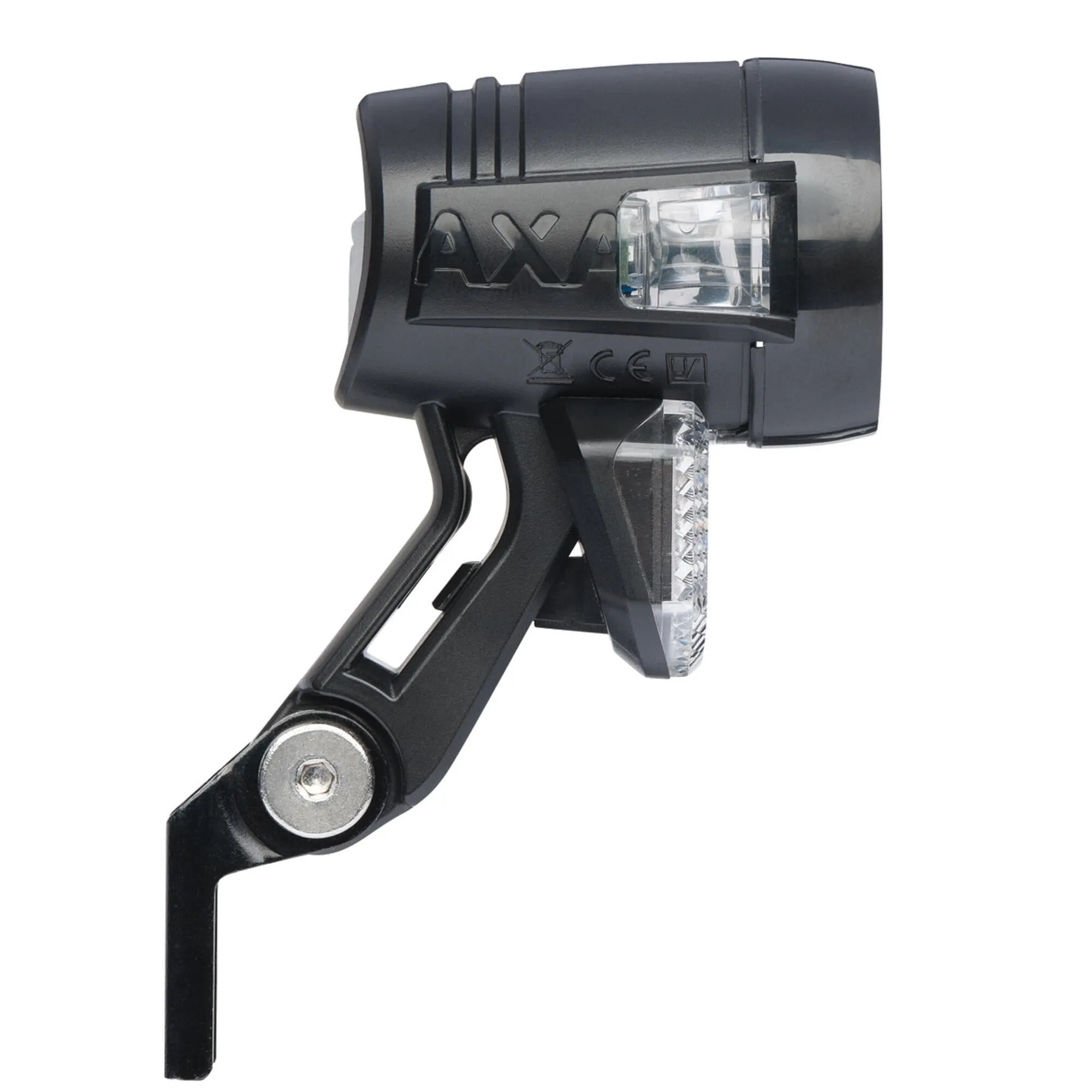 Bicycle lighting front light AXA Blueline 30 Switch Steady ELOPS, black