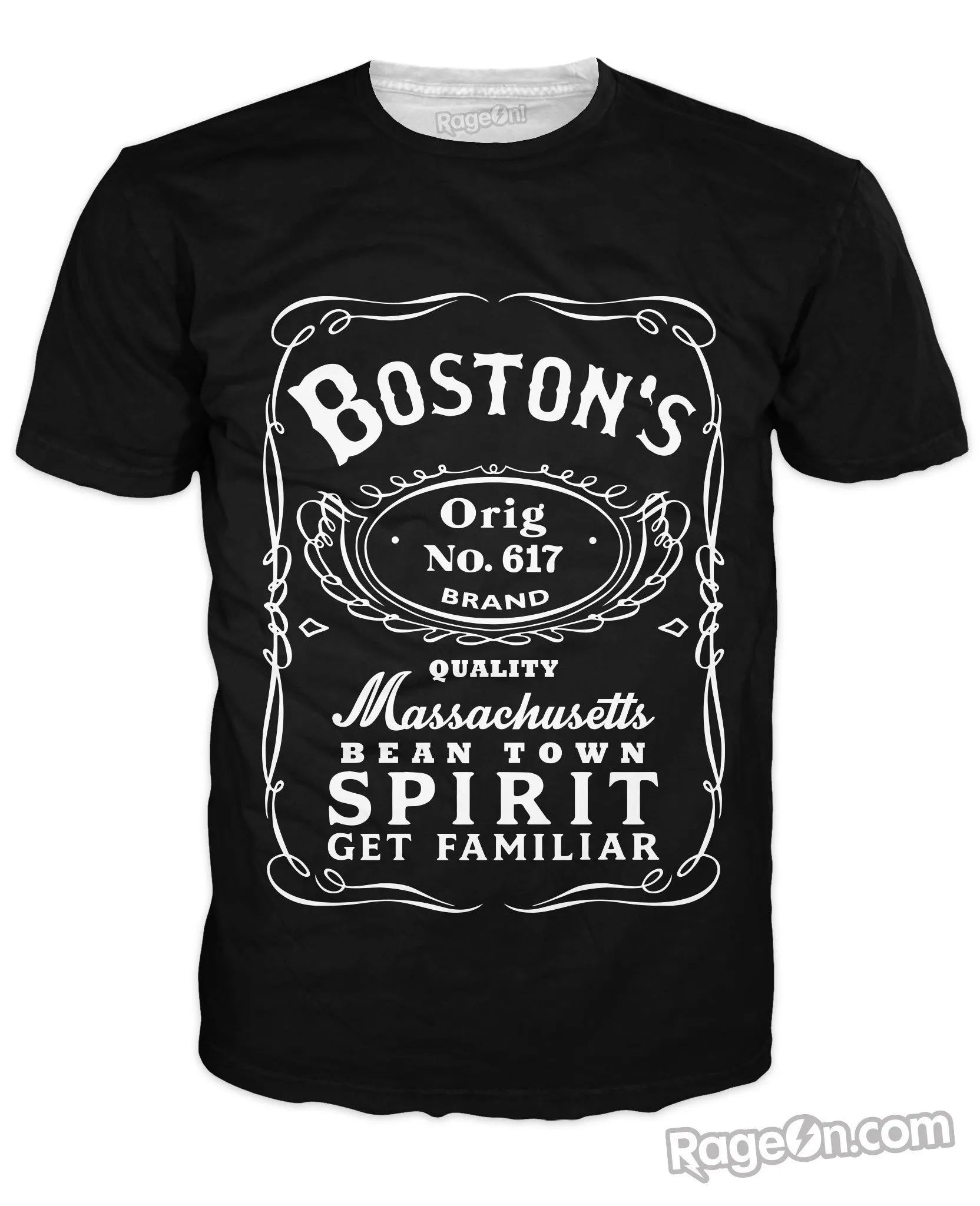 Boston Spirit Black T-Shirt