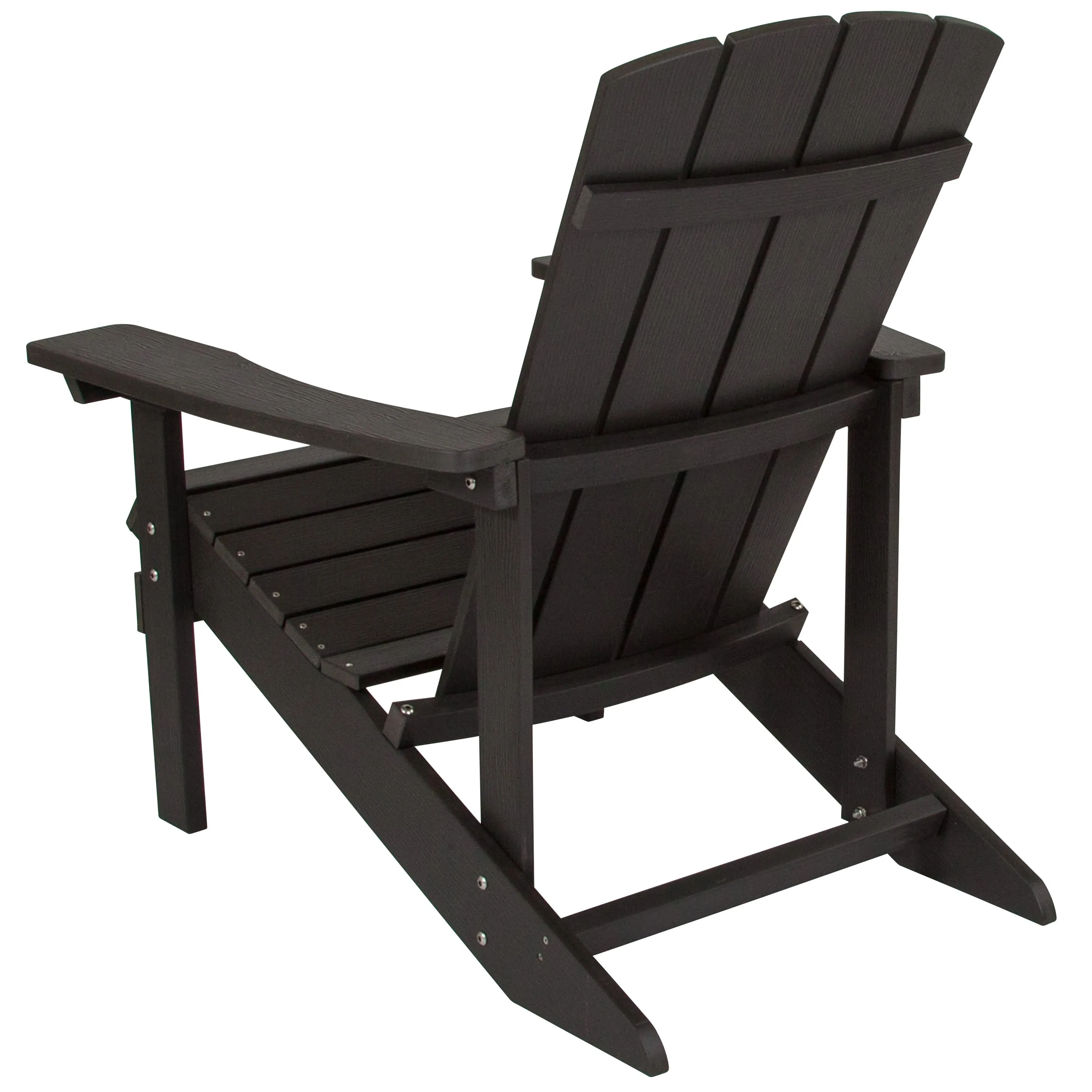 Charlestown Commercial All-Weather Poly Resin Wood Adirondack Chair