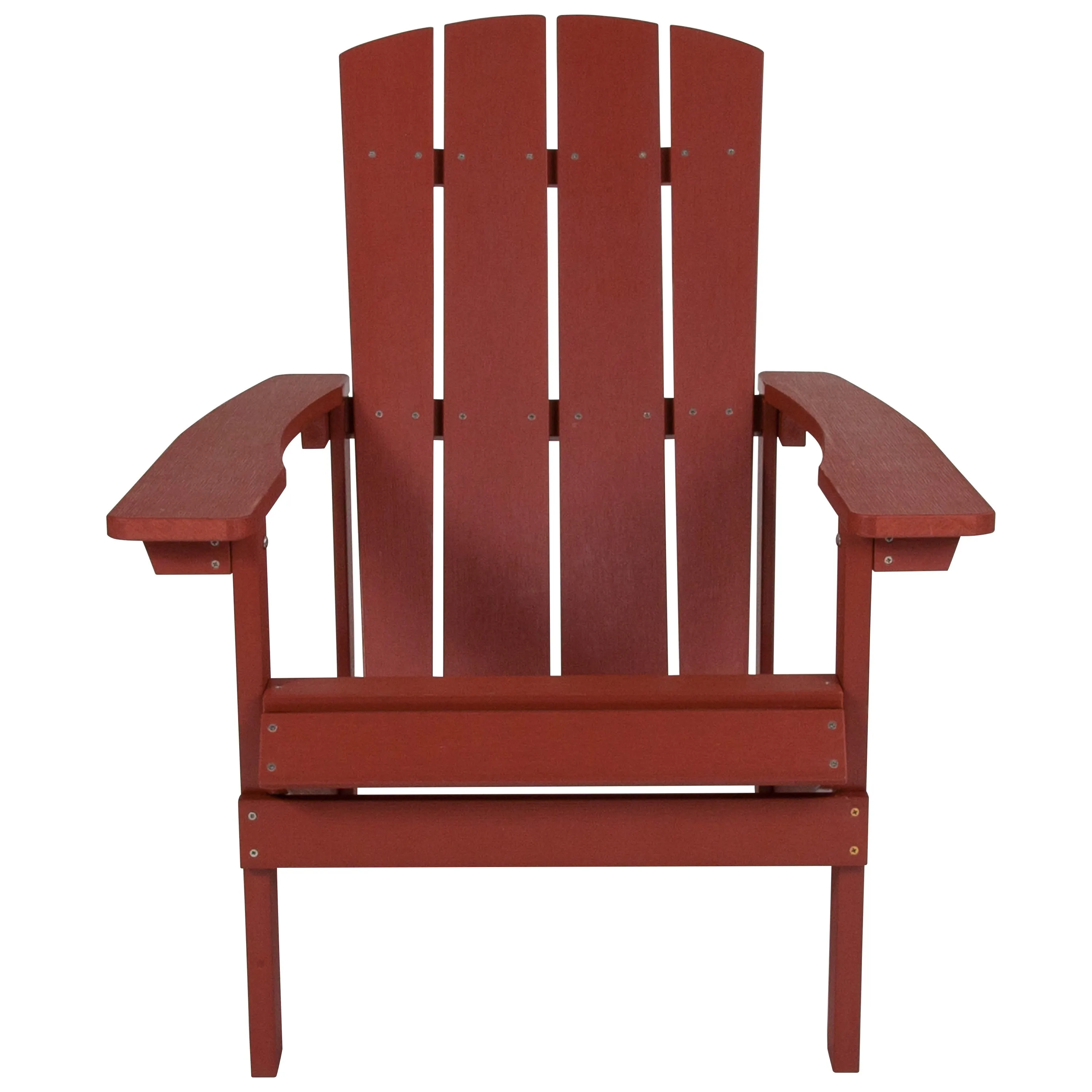 Charlestown Commercial All-Weather Poly Resin Wood Adirondack Chair