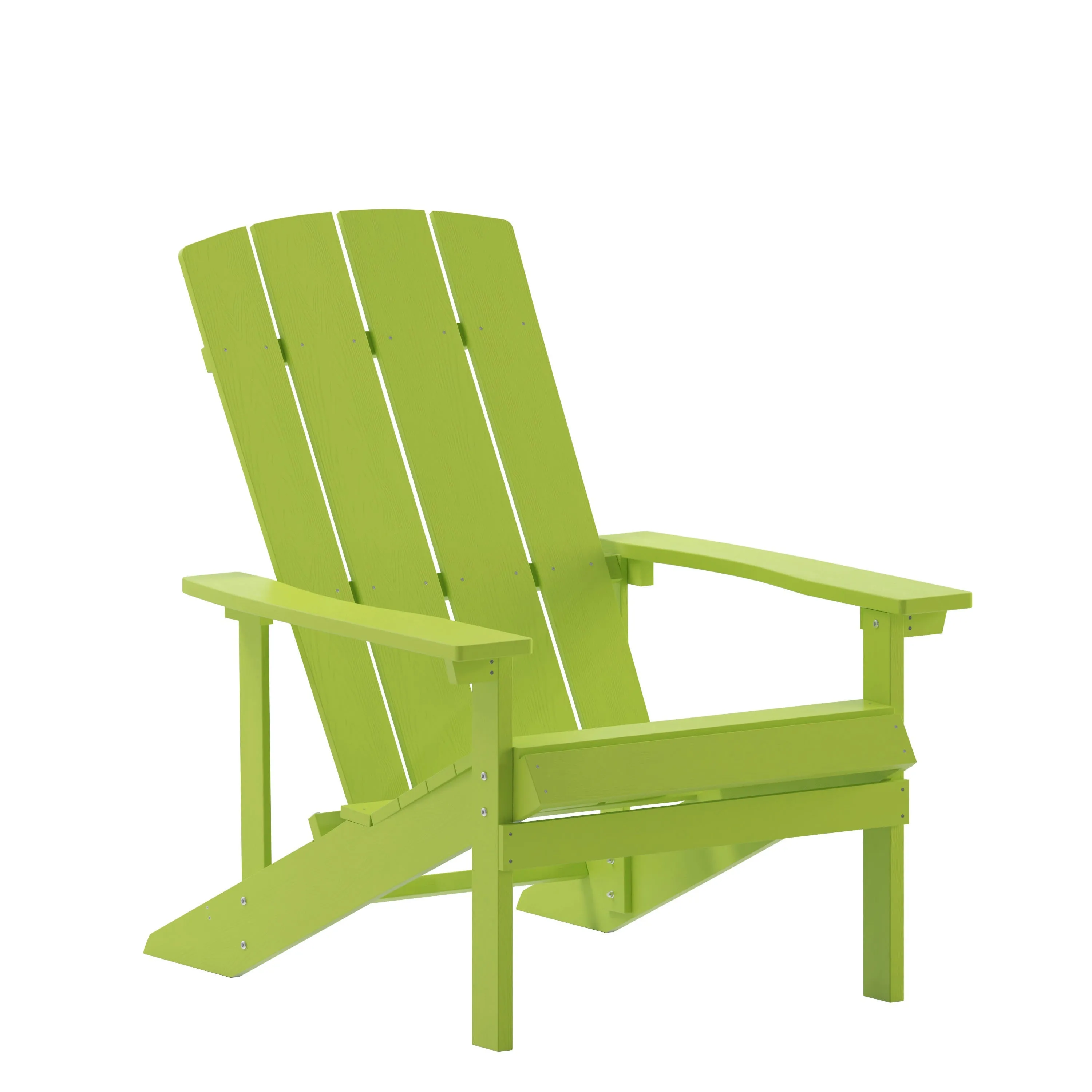 Charlestown Commercial All-Weather Poly Resin Wood Adirondack Chair