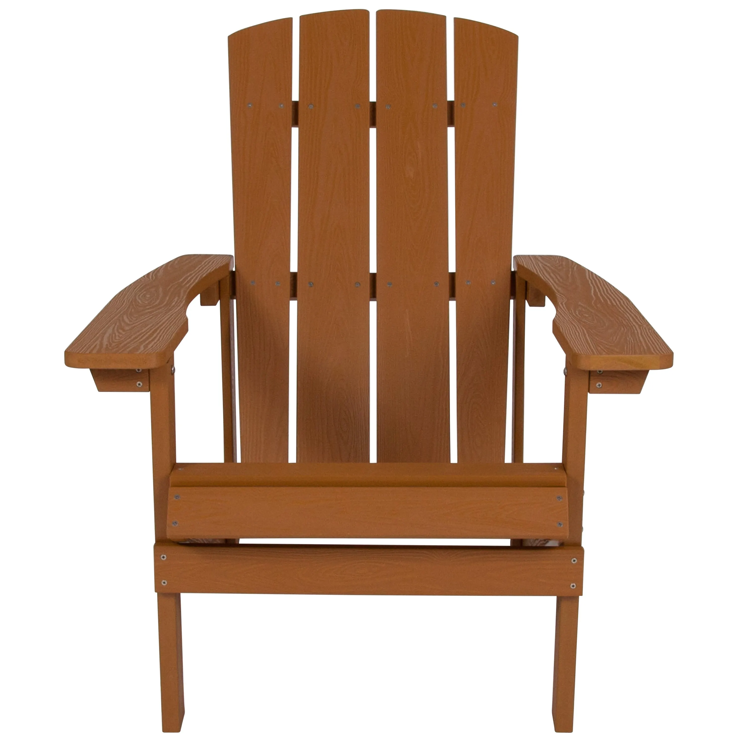 Charlestown Commercial All-Weather Poly Resin Wood Adirondack Chair