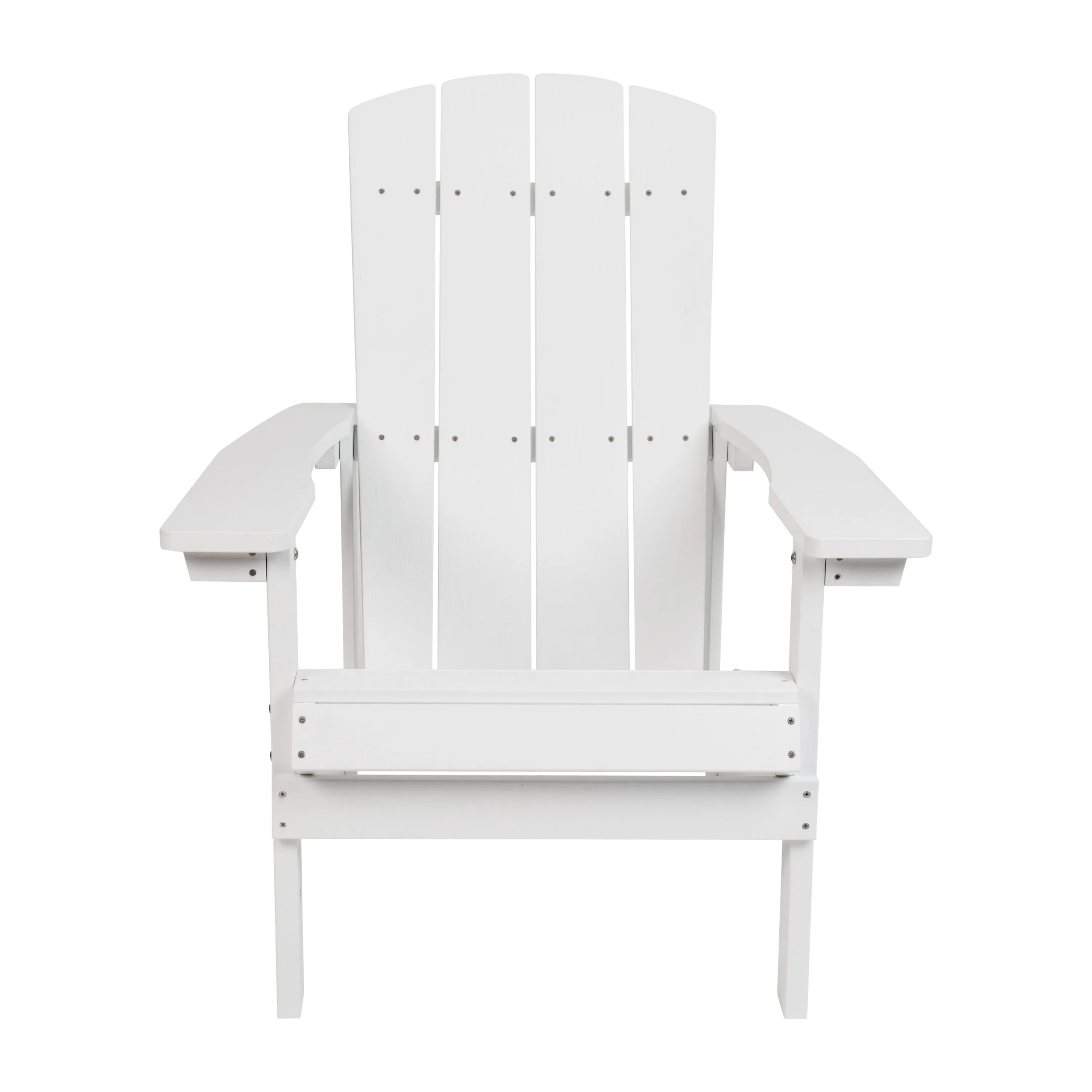 Charlestown Commercial All-Weather Poly Resin Wood Adirondack Chair