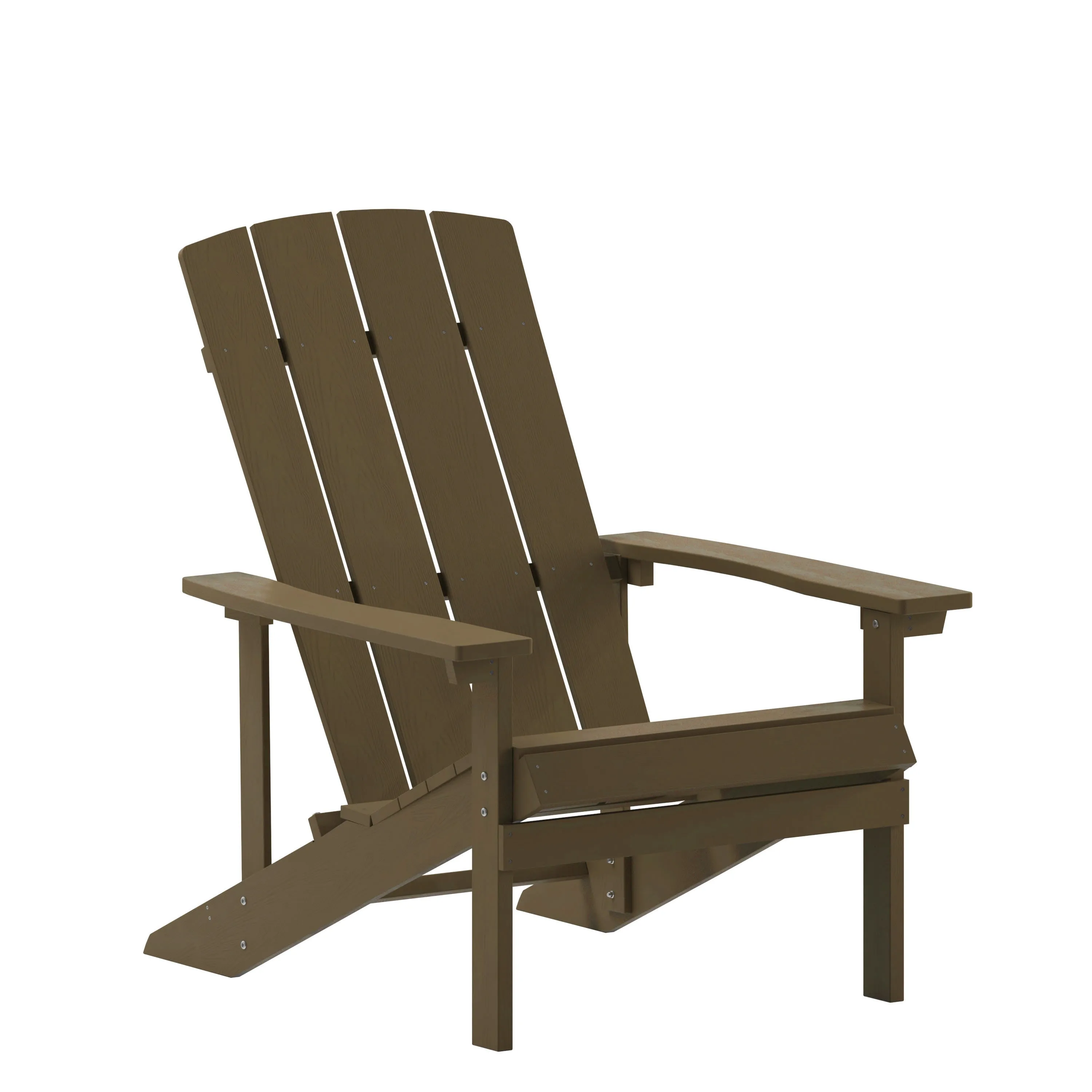 Charlestown Commercial All-Weather Poly Resin Wood Adirondack Chair