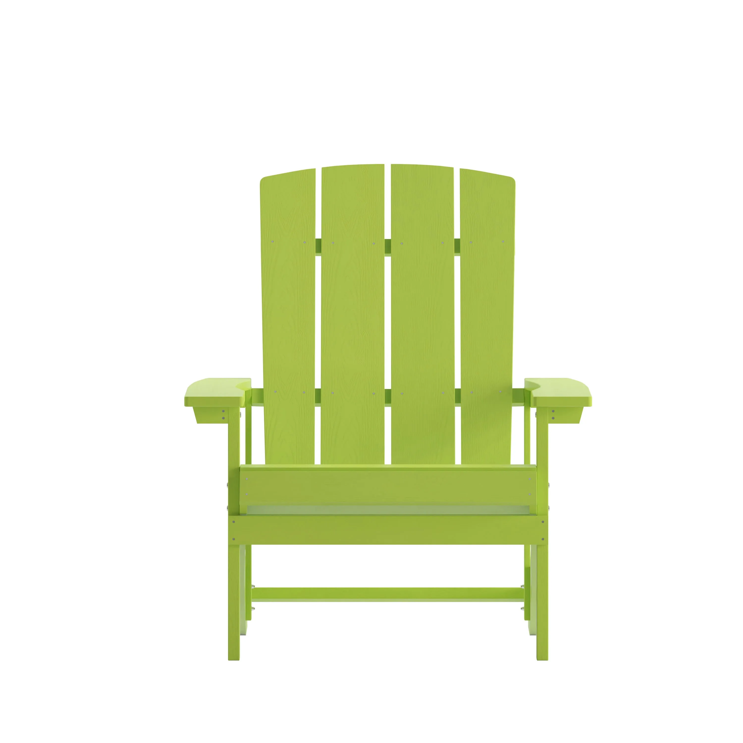 Charlestown Commercial All-Weather Poly Resin Wood Adirondack Chair