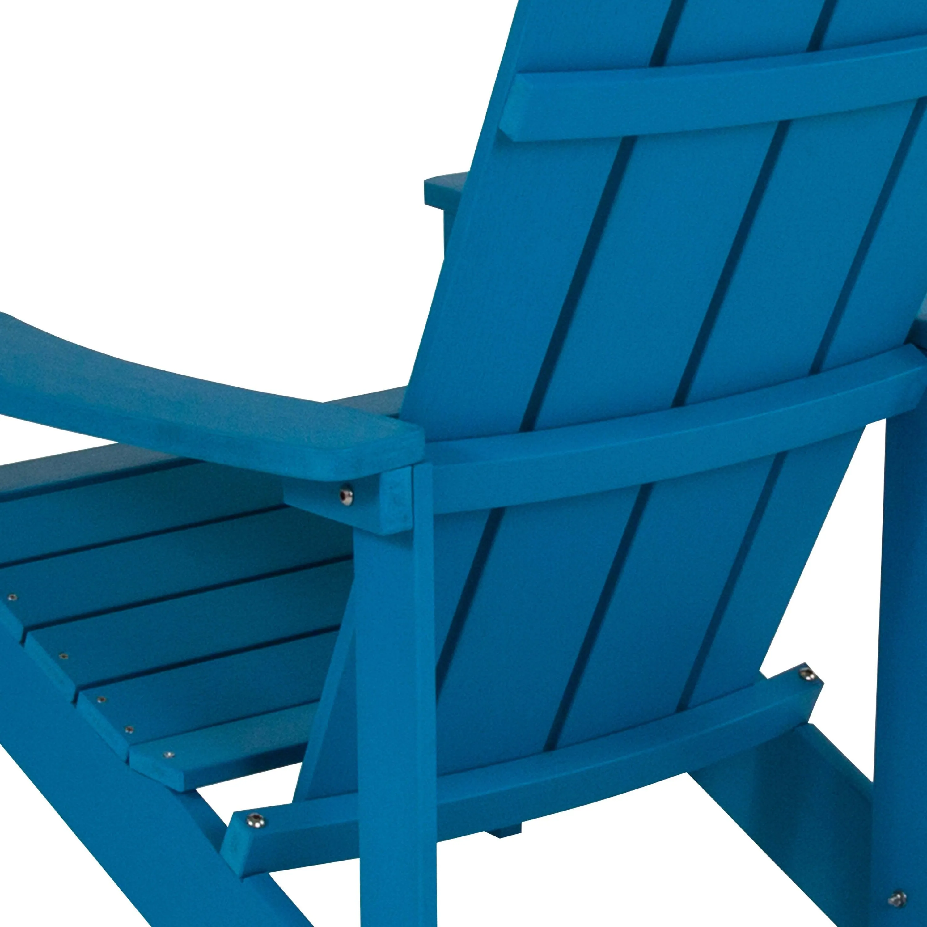 Charlestown Commercial All-Weather Poly Resin Wood Adirondack Chair