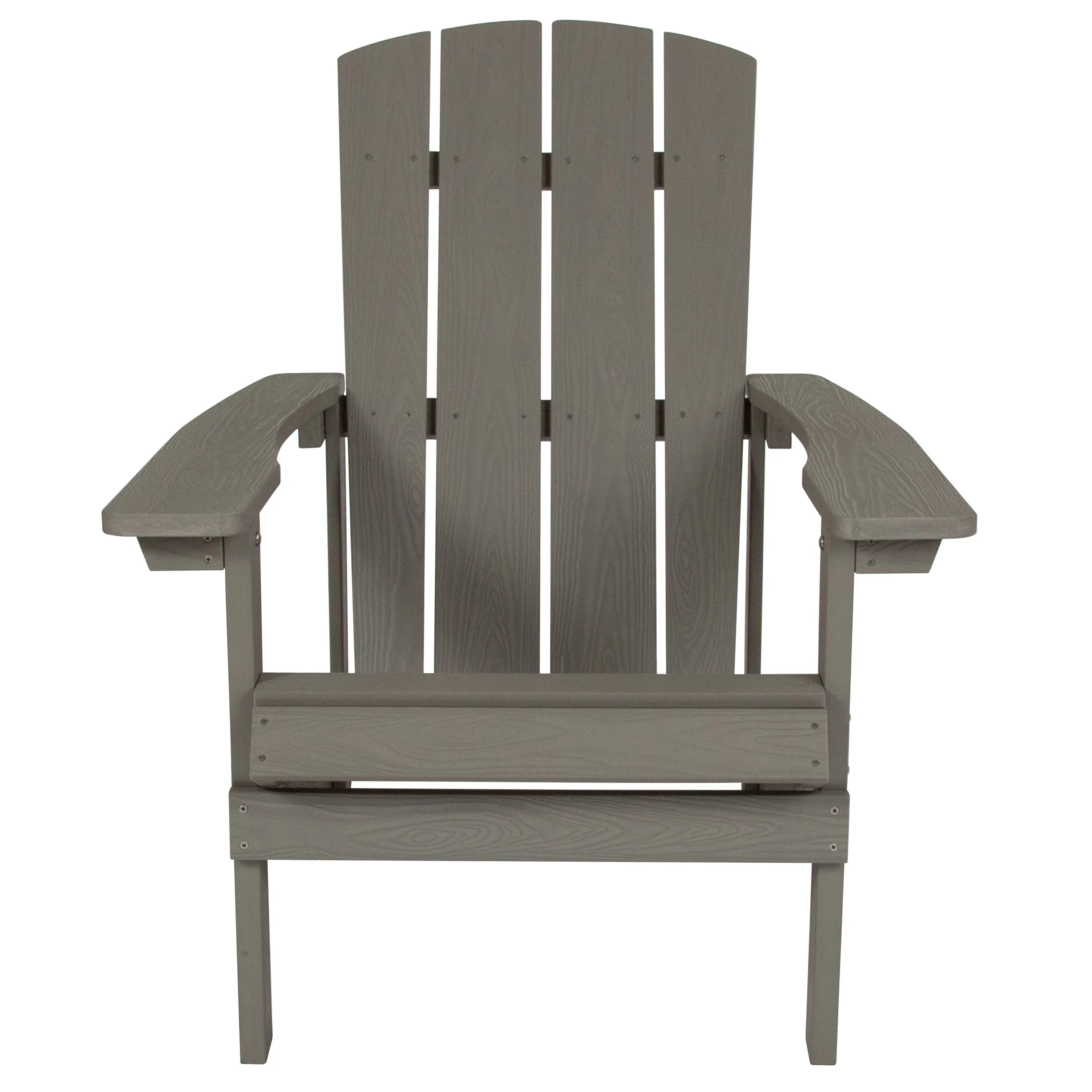 Charlestown Commercial All-Weather Poly Resin Wood Adirondack Chair