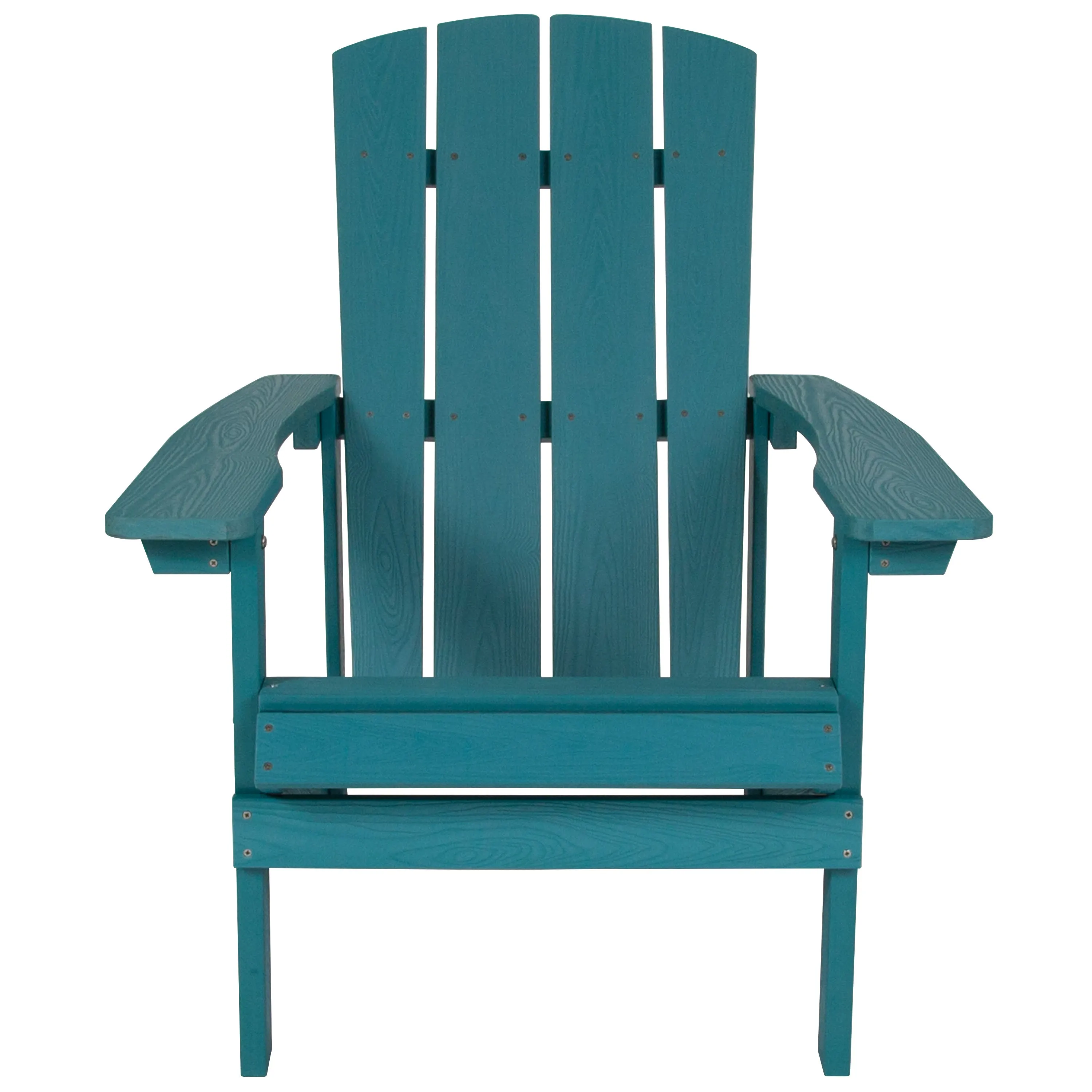 Charlestown Commercial All-Weather Poly Resin Wood Adirondack Chair