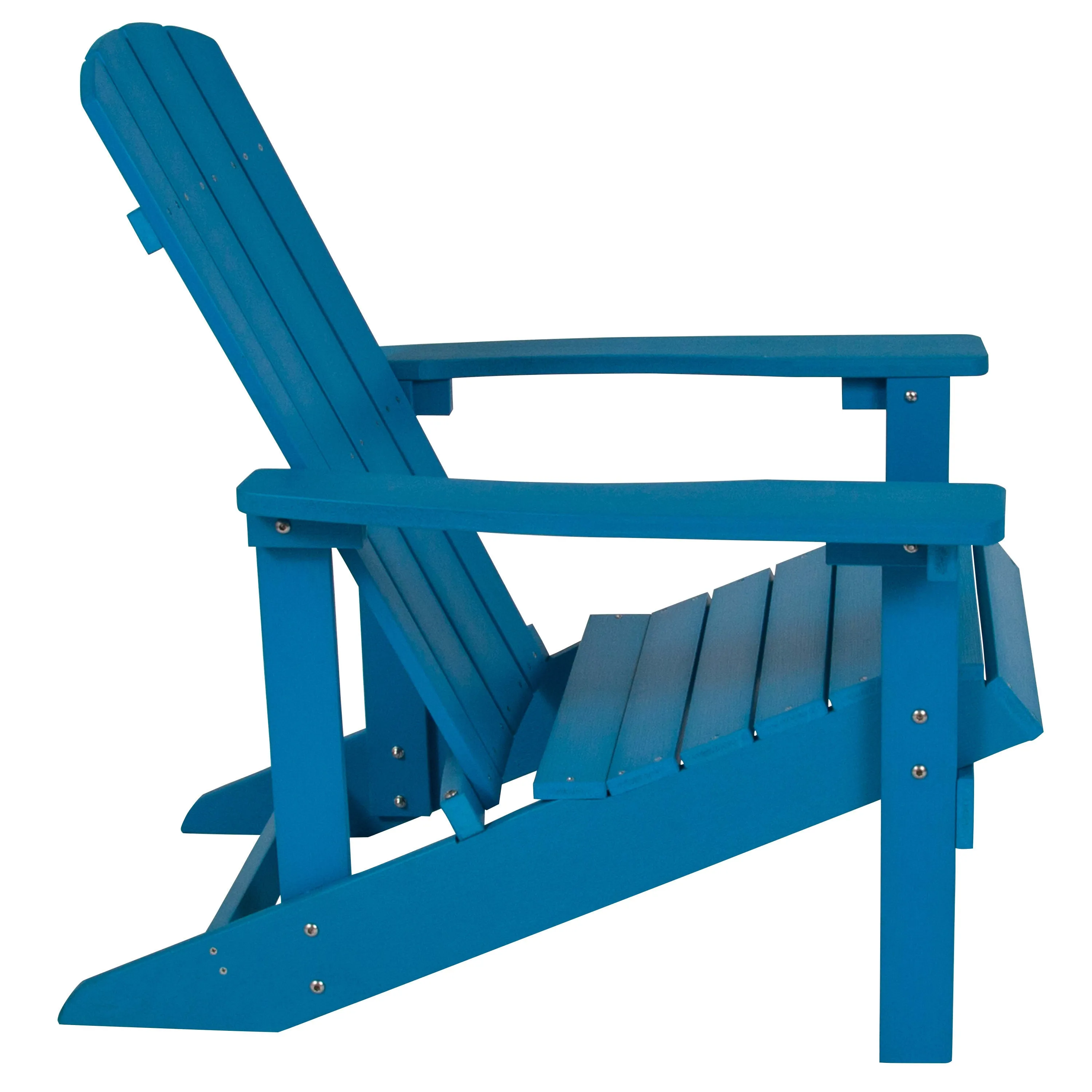 Charlestown Commercial All-Weather Poly Resin Wood Adirondack Chair