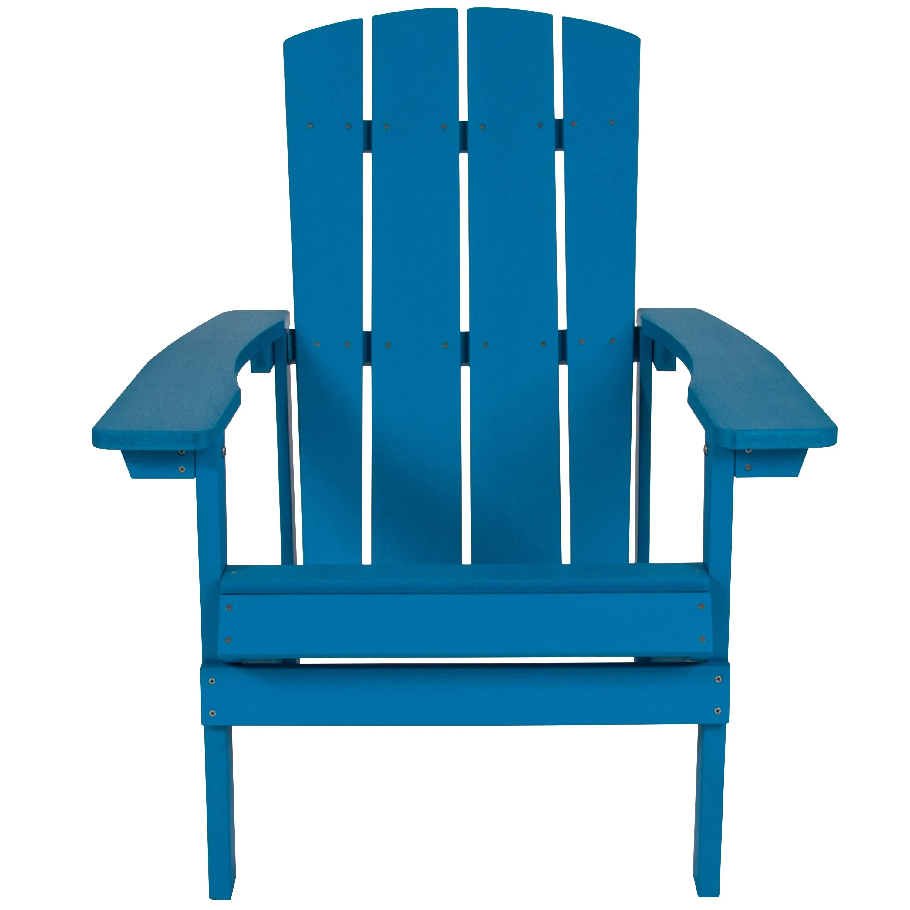 Charlestown Commercial All-Weather Poly Resin Wood Adirondack Chair