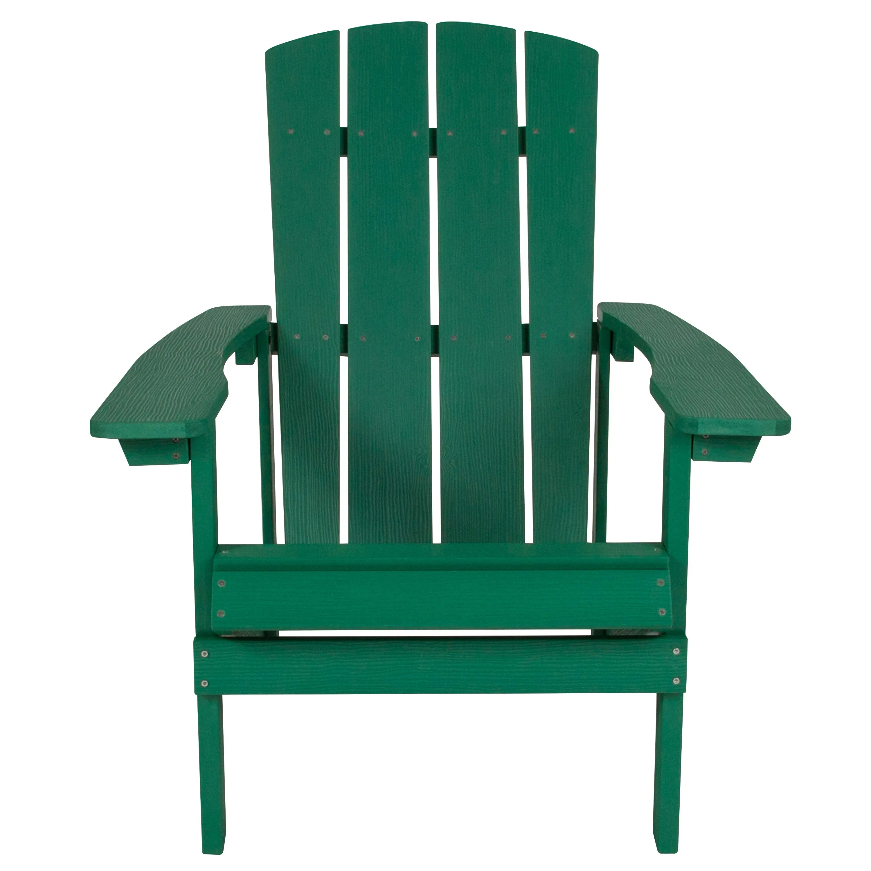 Charlestown Commercial All-Weather Poly Resin Wood Adirondack Chair