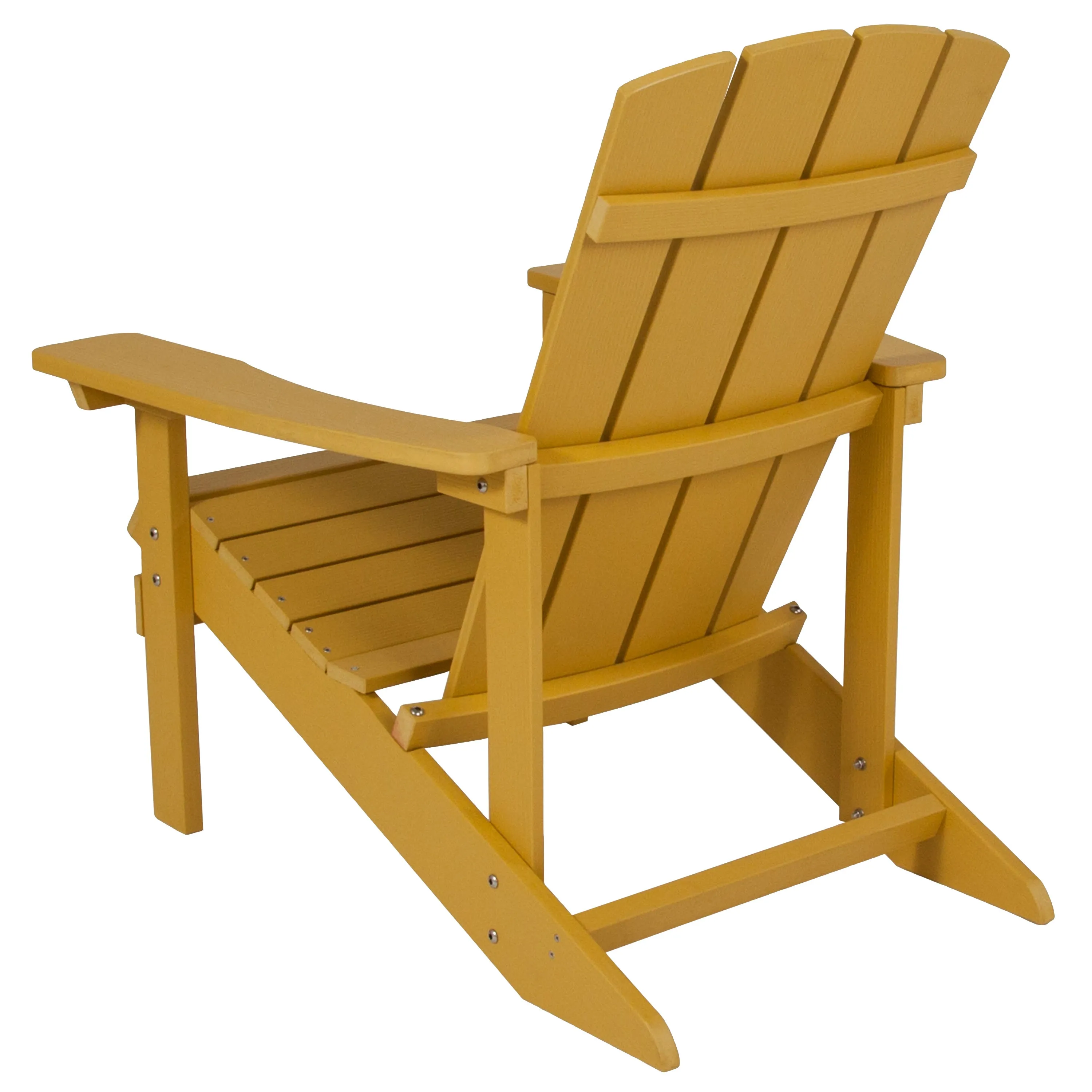 Charlestown Commercial All-Weather Poly Resin Wood Adirondack Chair