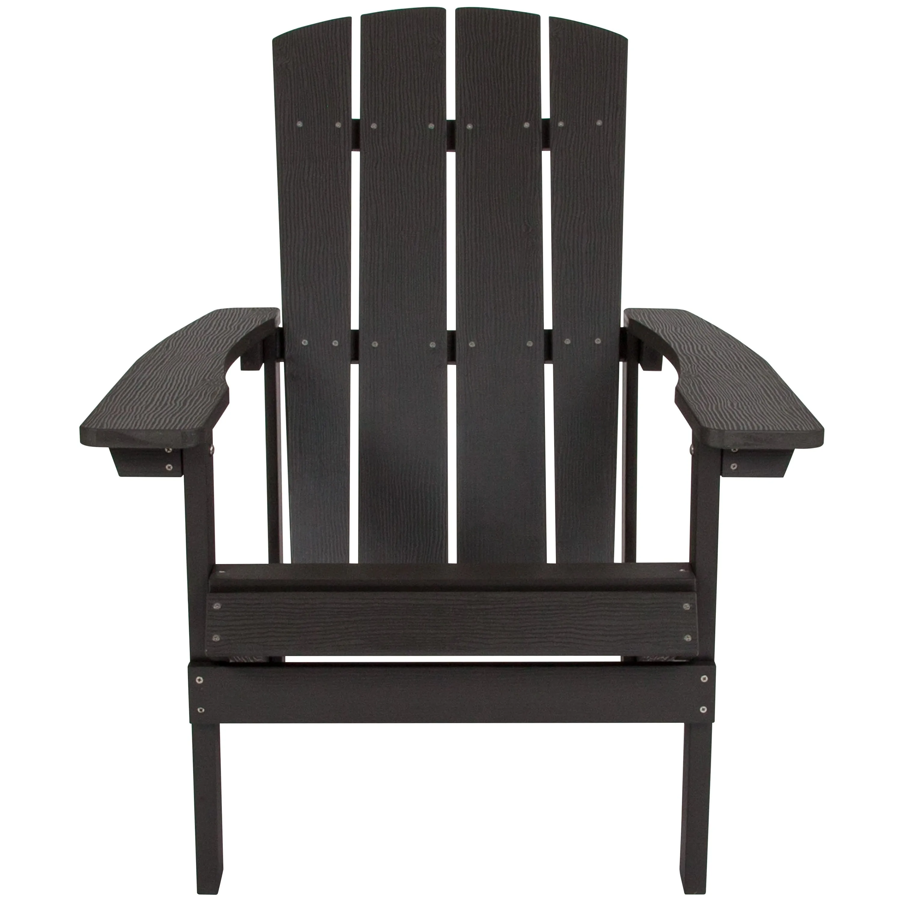 Charlestown Commercial All-Weather Poly Resin Wood Adirondack Chair