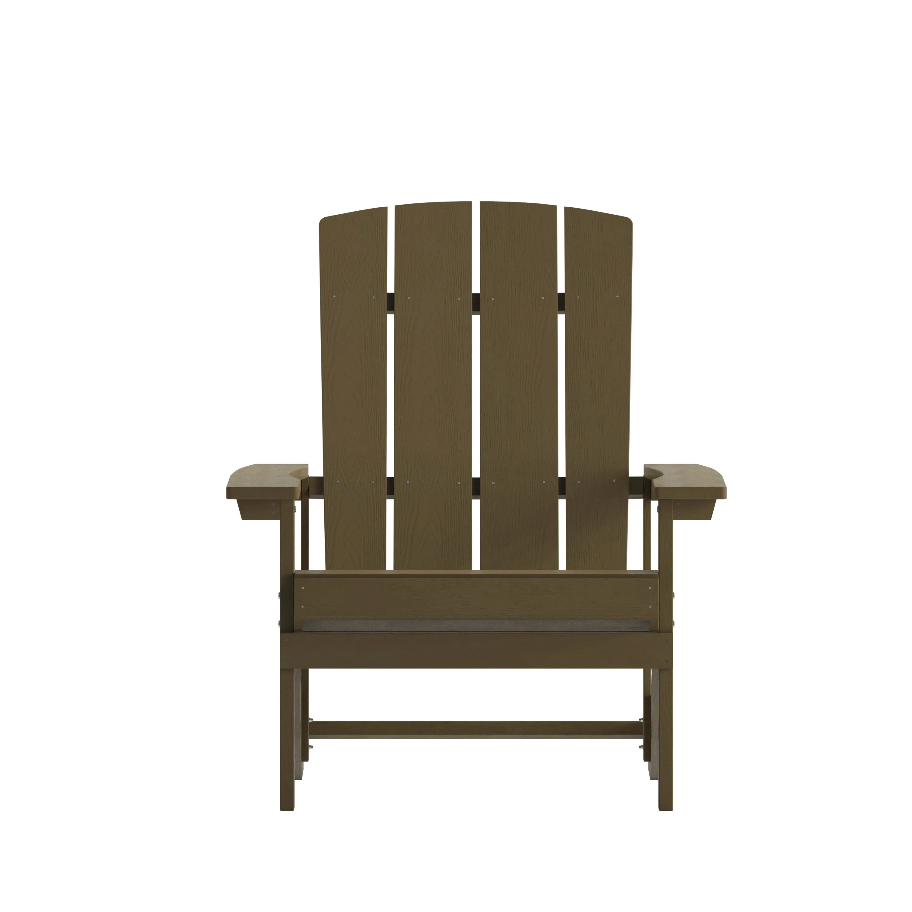 Charlestown Commercial All-Weather Poly Resin Wood Adirondack Chair