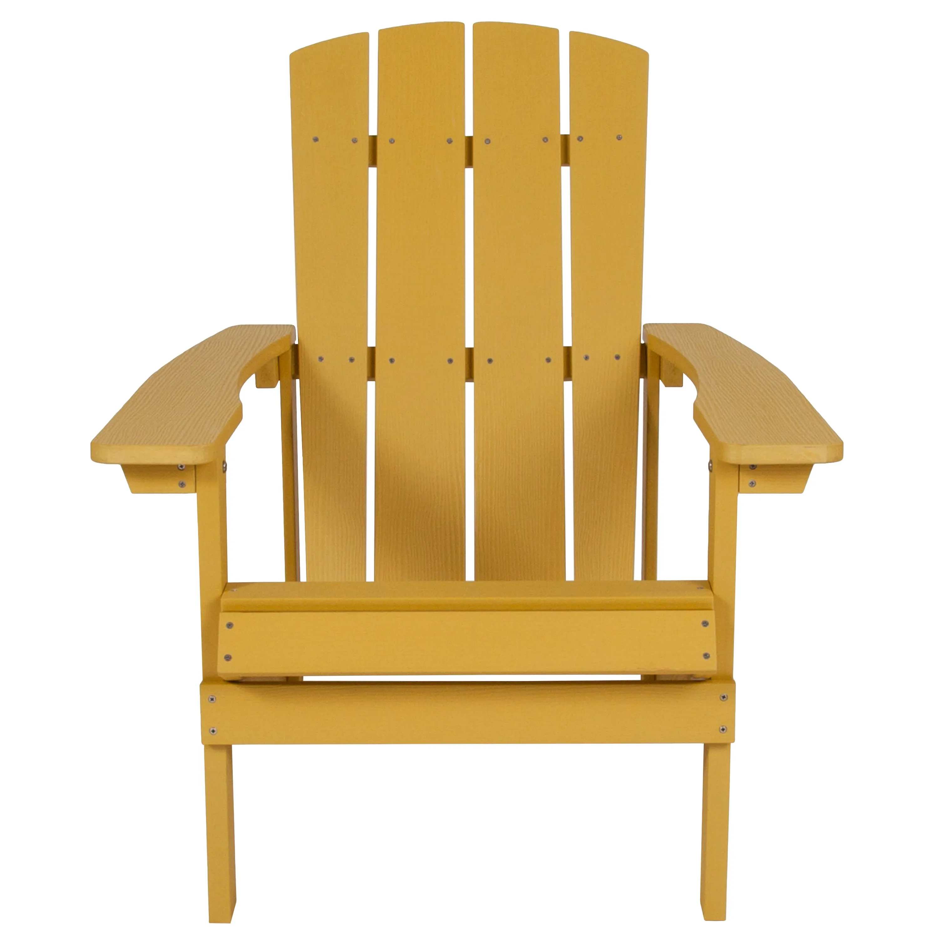 Charlestown Commercial All-Weather Poly Resin Wood Adirondack Chair