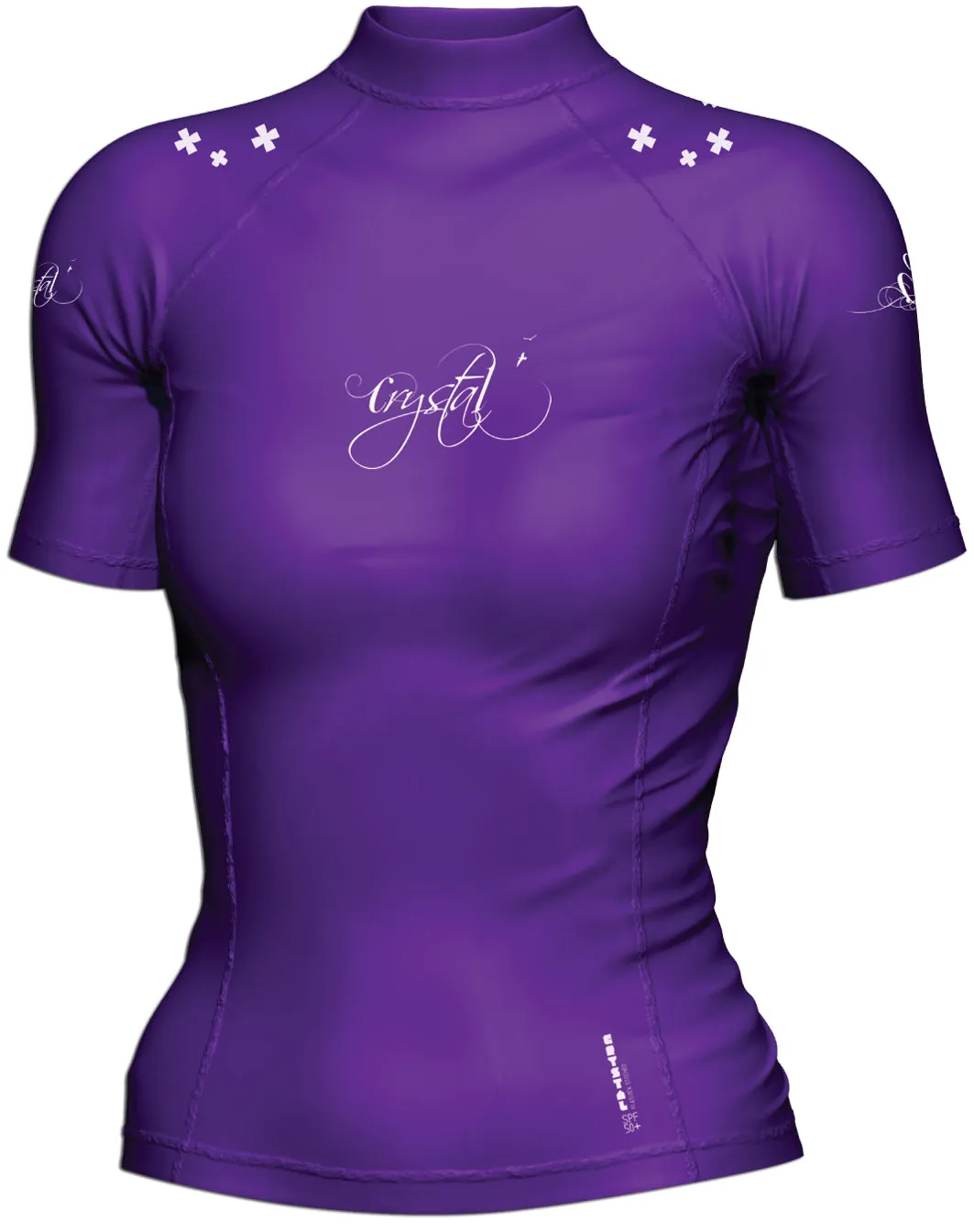 Crystal Ladies Short Sleeve Rash Shirt