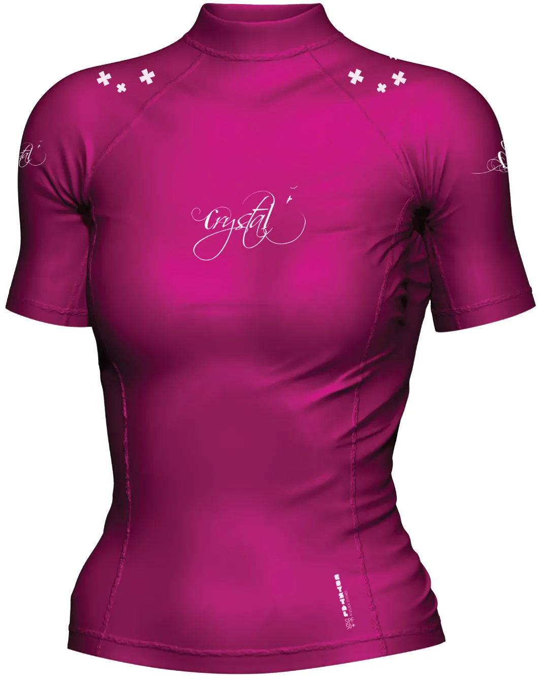 Crystal Ladies Short Sleeve Rash Shirt