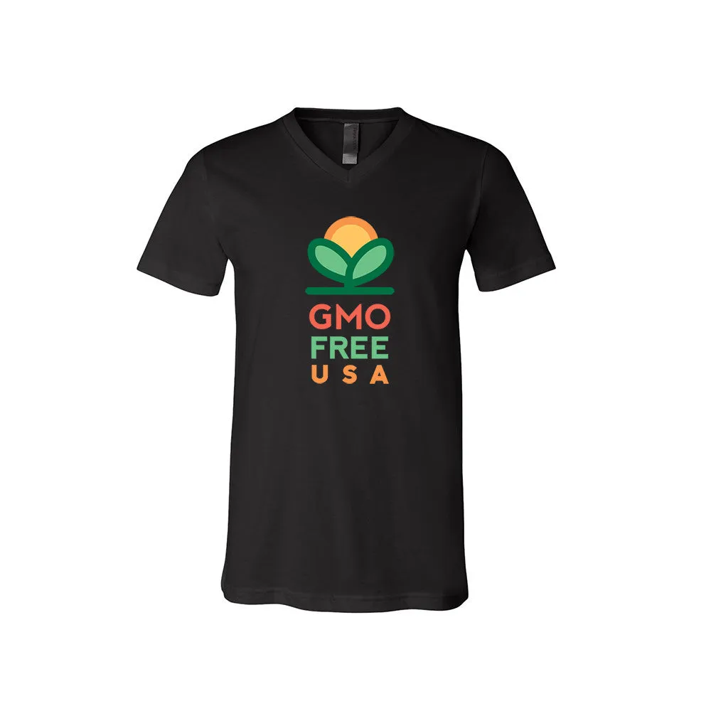 GMO Free USA Logo V-neck