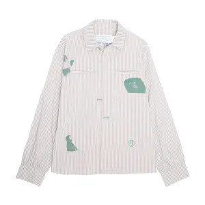 Jungles Jungles Movement Stripe LS Button Up Shirt 'Stripe'