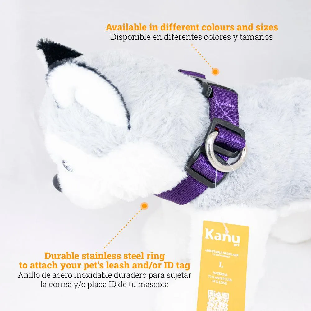 Kanu Pet Purple Dog and Cat Collar