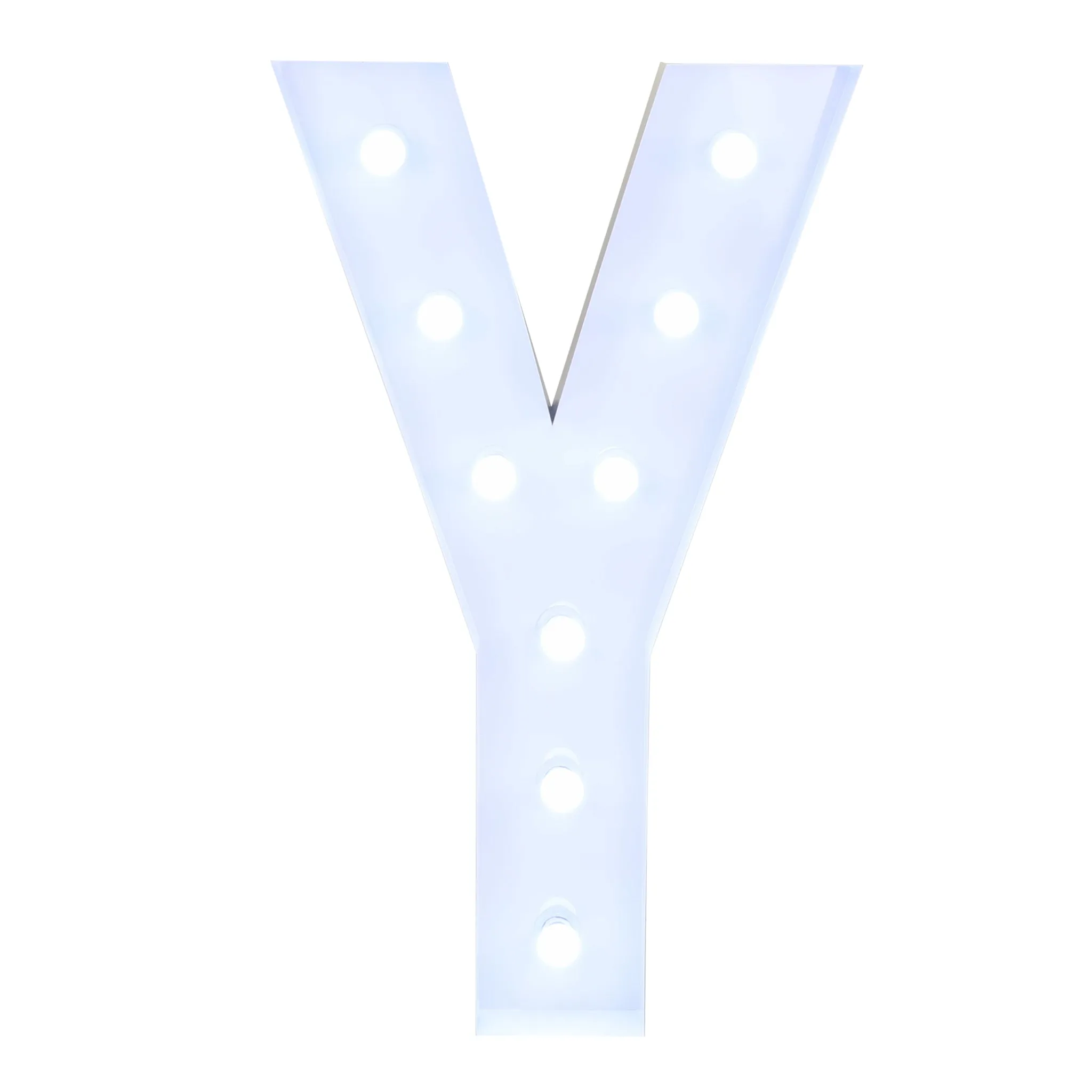 Large 4ft Tall LED Marquee Letter - Y