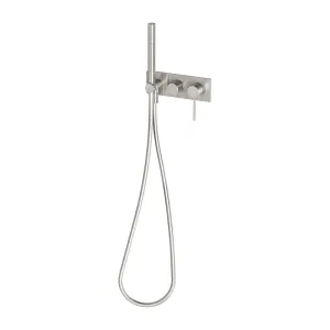 Phoenix Vivid Slimline Wall Shower System - Brushed Nickel