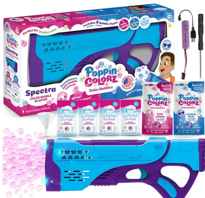 Poppin Colorz Spectra Bubble Blaster