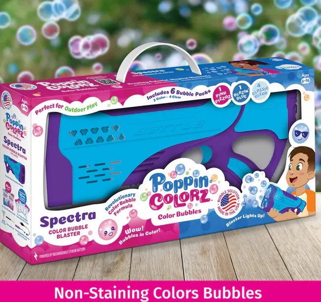 Poppin Colorz Spectra Bubble Blaster