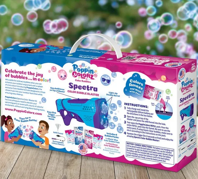 Poppin Colorz Spectra Bubble Blaster