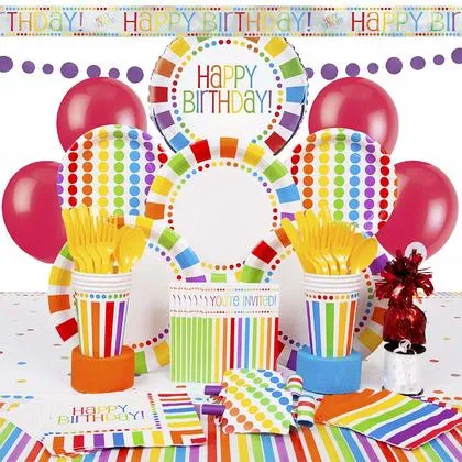 Rainbow Birthday Party Blowouts