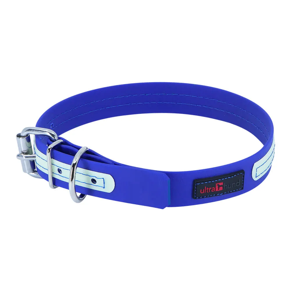 Ultrahund Play Glow Dog Collar, 1" Wide, 18" Long, Fits 16" to 20"