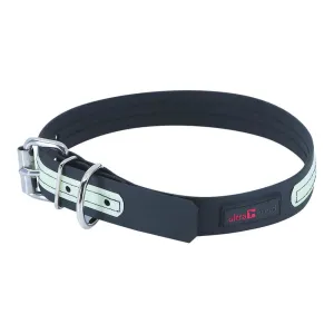 Ultrahund Play Glow Dog Collar, 1" Wide, 18" Long, Fits 16" to 20"