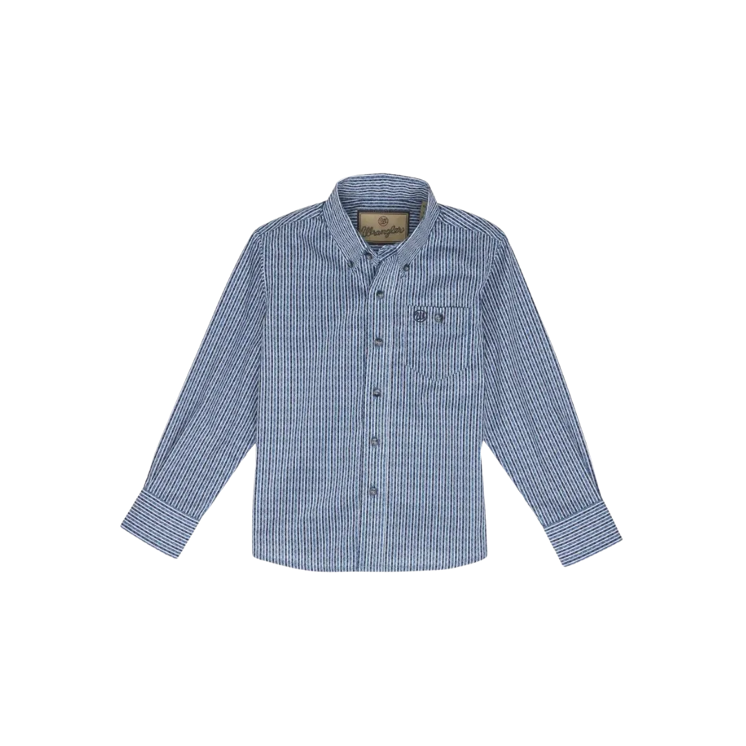 Wrangler Boy's Classic Blue Shirt